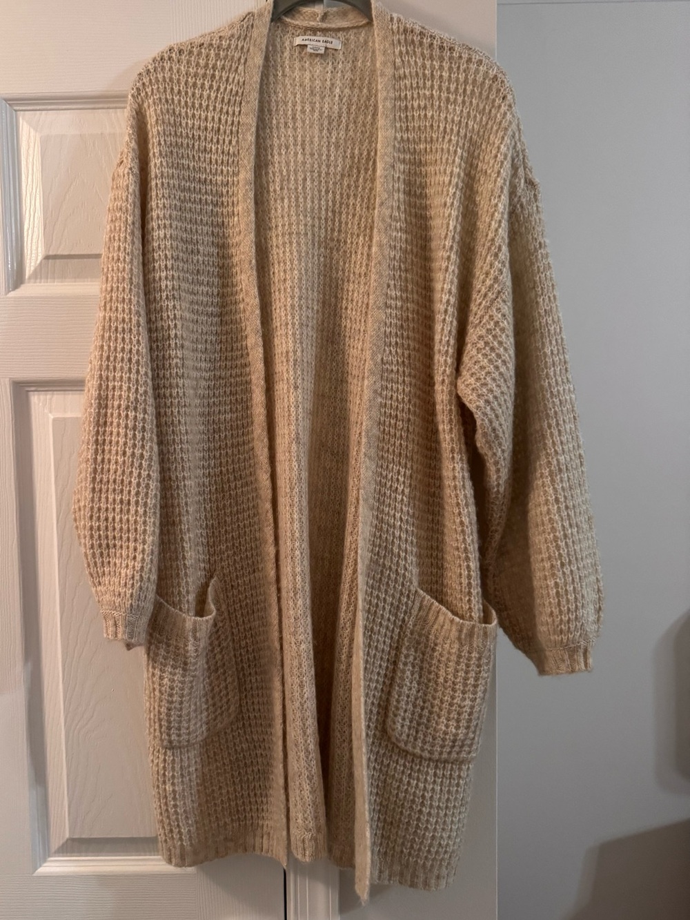 Cozy Cream Open-Front sweater Cardigan